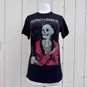 Panic at the Disco Small Black Band Tour shirt Death of a Bachelor Emo Scene